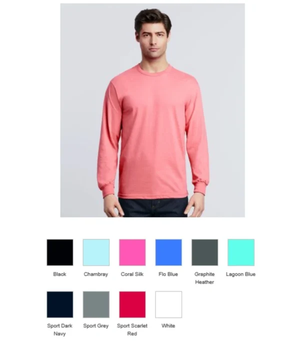 GD22 Gildan Hammer Heavyweight Long Sleeve Tee